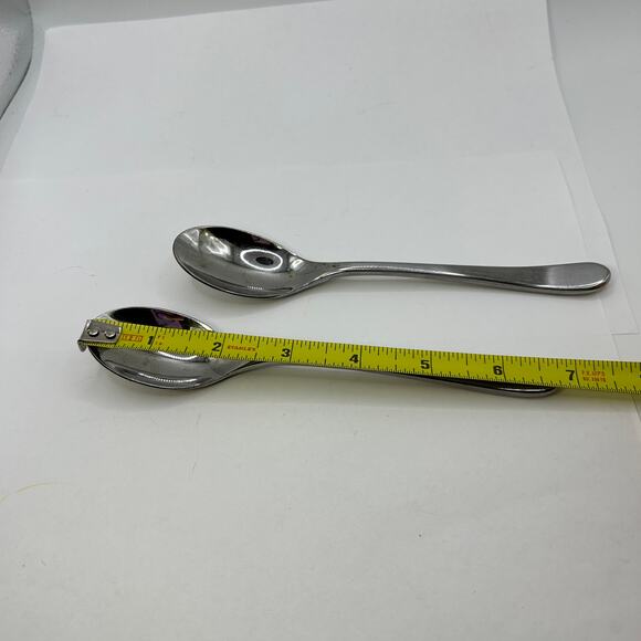 2 Tea Spoon Teaspoon Mikasa Brynley Satin (Stainless) 7" - Picture 6 of 6
